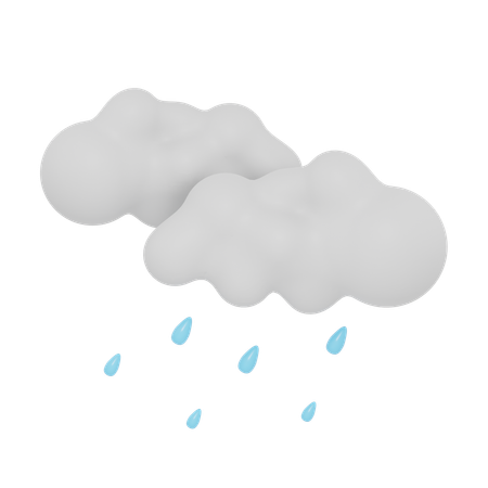 Rain  3D Icon