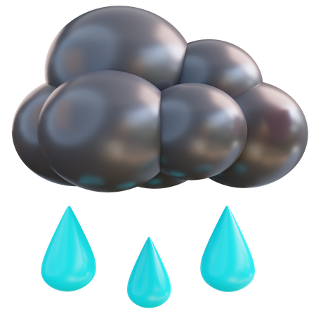 Rain 3D Icon