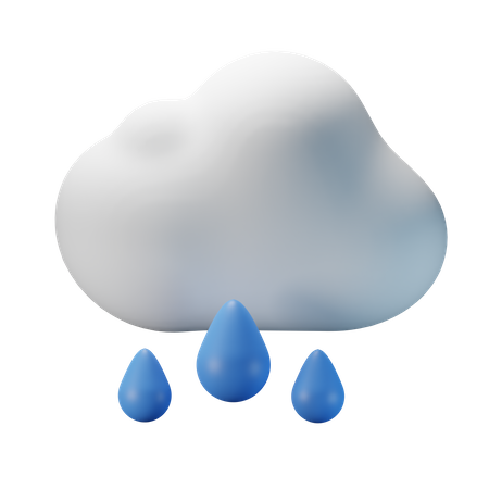 Rain  3D Icon