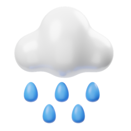 Rain  3D Icon