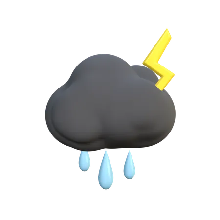 3 D Ilustration Weather Icon 3D Icon