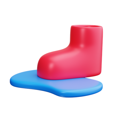 Rain Boot  3D Icon