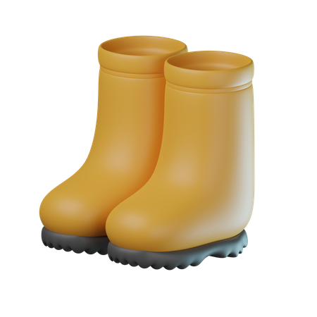 Rain Boot  3D Icon