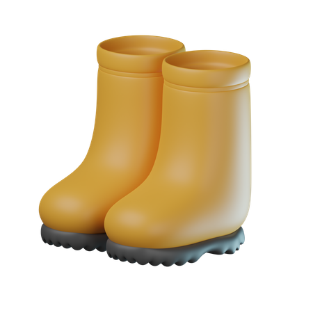 Rain Boot  3D Icon