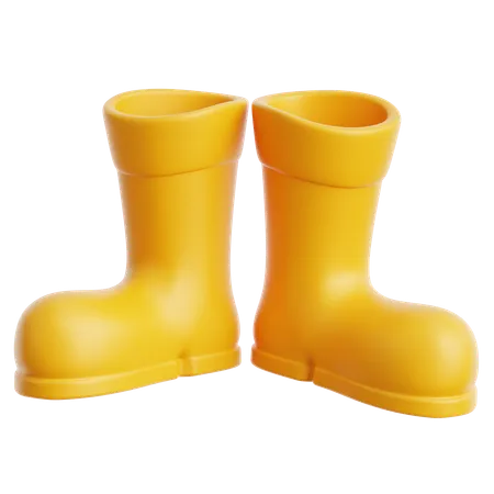 Rain Boots  3D Icon