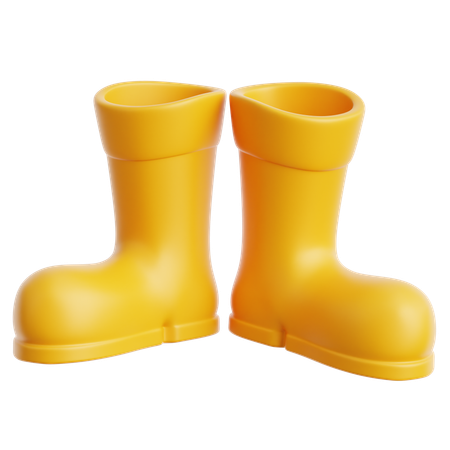 Rain Boots  3D Icon