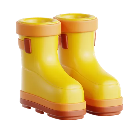 Rain Boots  3D Icon