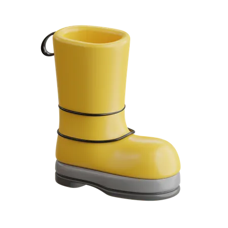 Rain Boots  3D Icon