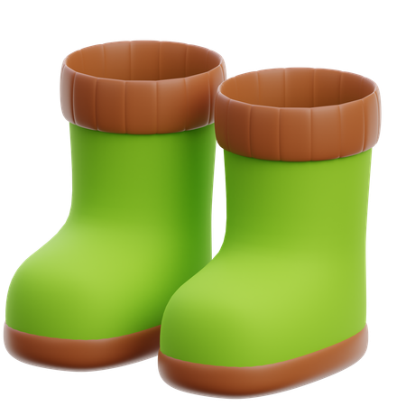 Rain Boots  3D Icon