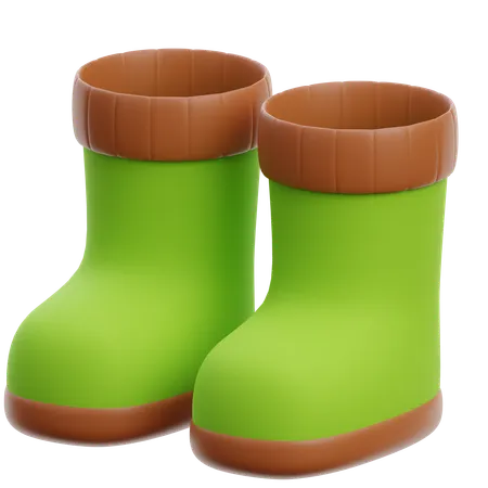 Rain Boots  3D Icon