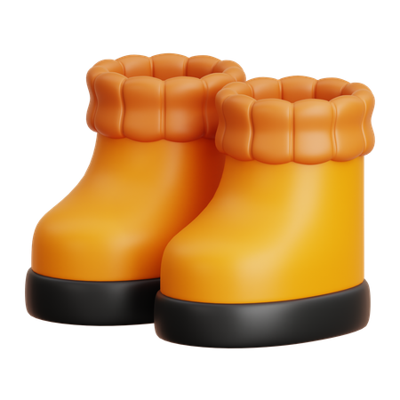 Rain Boots  3D Icon