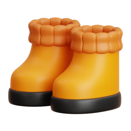 Rain Boots  3D Icon