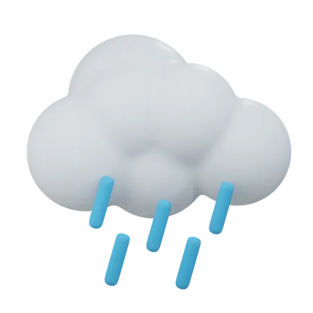 Rain Cloud  3D Icon