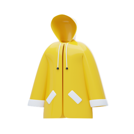 Rain Coat  3D Icon