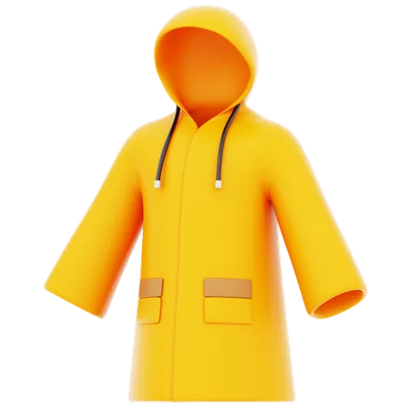 Rain Coat  3D Icon