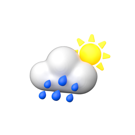 Rain Day  3D Icon