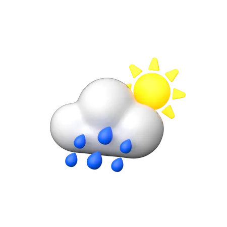 Rain Day  3D Icon