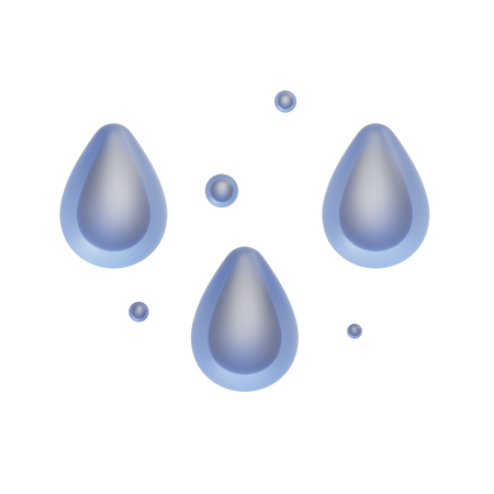 Rain Drop  3D Icon