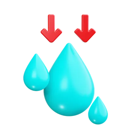 Rain Fall  3D Icon