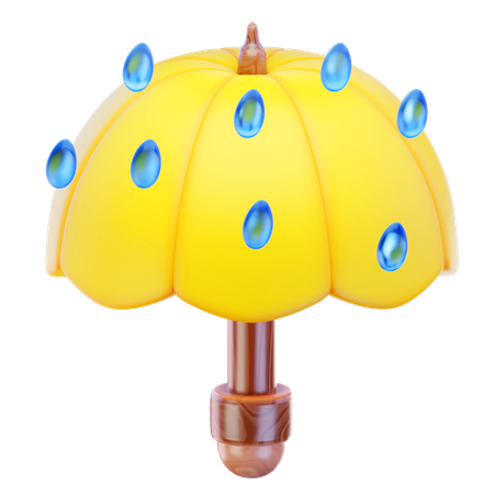 Rain Umbrella  3D Icon