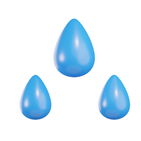 Rain Water 3D Icon
