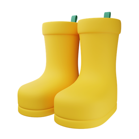 Rainboots  3D Icon