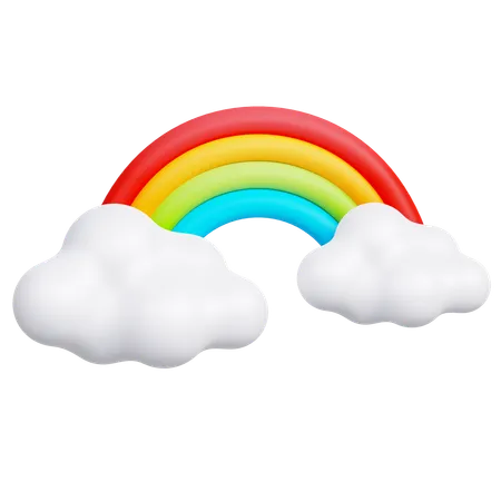 Rainbow  3D Icon