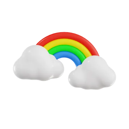 Rainbow  3D Icon