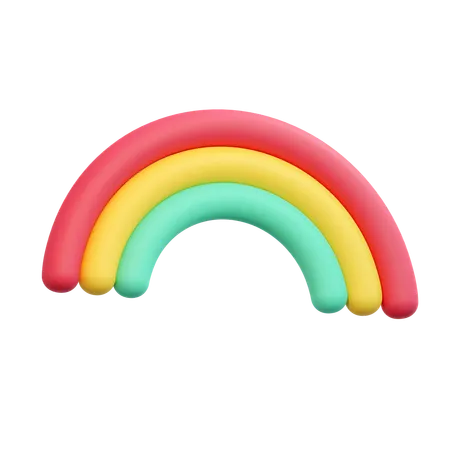Rainbow Illustration 3D Icon