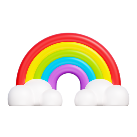 Rainbow  3D Icon
