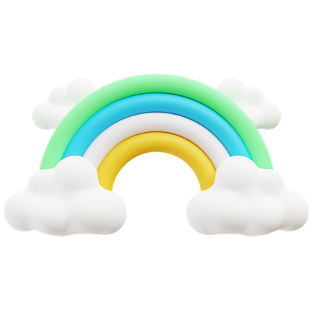 Rainbow  3D Icon