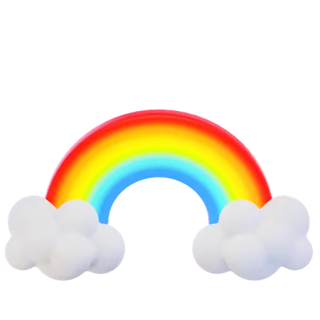 Rainbow  3D Icon