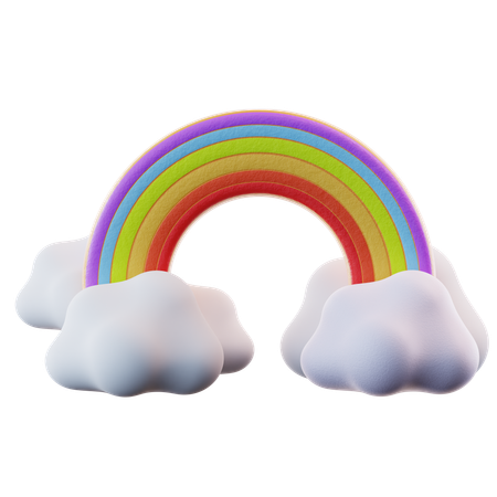 Rainbow  3D Icon