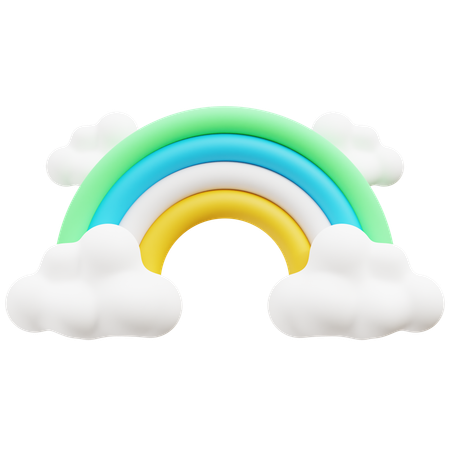 Rainbow  3D Icon