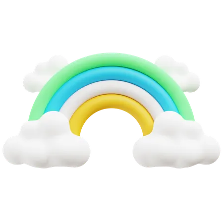 Rainbow  3D Icon