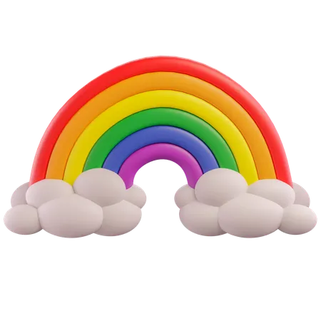 Rainbow  3D Icon