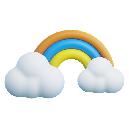 Rainbow  3D Icon