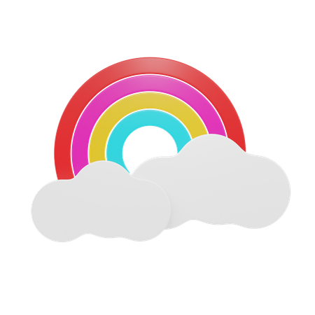 Rainbow  3D Icon