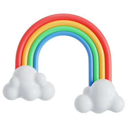 Rainbow  3D Icon