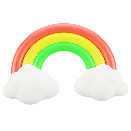 Rainbow  3D Icon