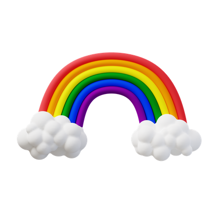 Rainbow  3D Icon