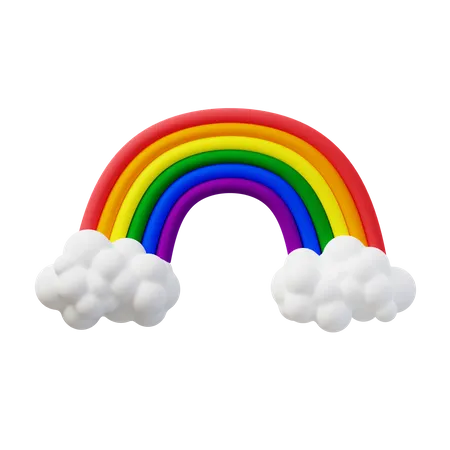 Rainbow  3D Icon