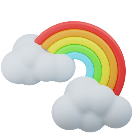 Rainbow  3D Icon