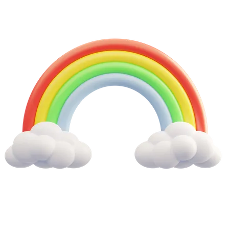 Rainbow  3D Icon