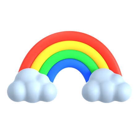 Rainbow  3D Icon