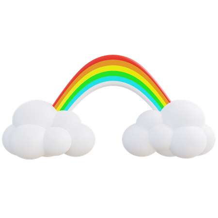 Rainbow  3D Icon