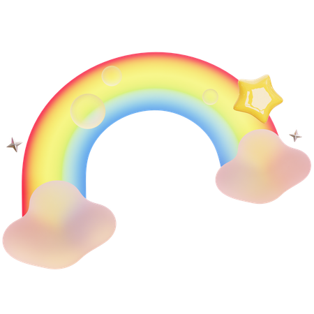 Rainbow  3D Icon