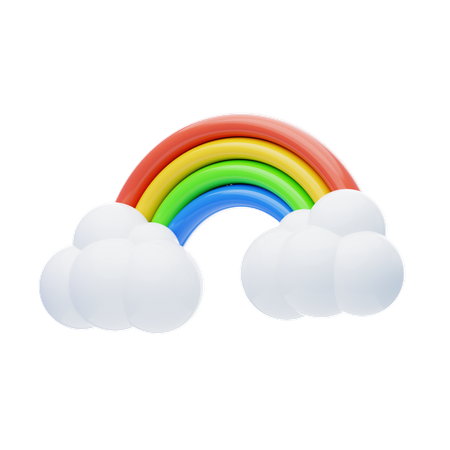 Rainbow  3D Icon