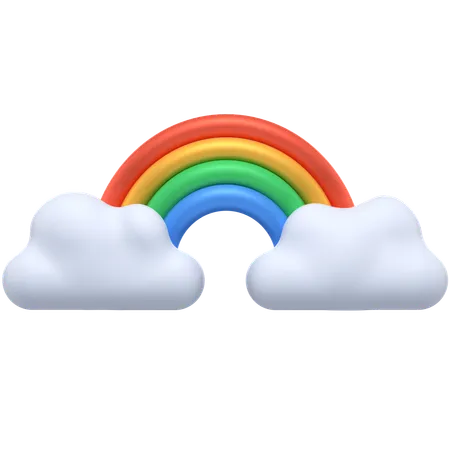 Rainbow  3D Icon