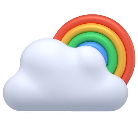 Rainbow  3D Icon